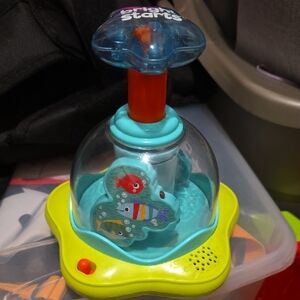 Bright Starts Spin & Giggle Fish Toy - Blue and Yellow